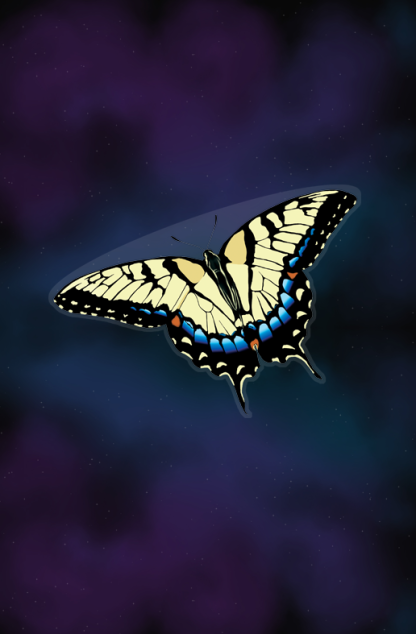 Swallowtail Butterfly pin
