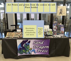 8 foot table layout mockup